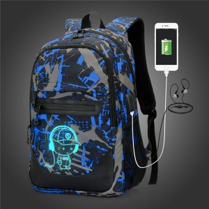 Large capacity travel Oxford cloth backpack leisure business computer backpack fashion trend tide brand student schoolbag model DL-B320
