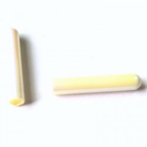 Laser White Shoelace Plastic Tips