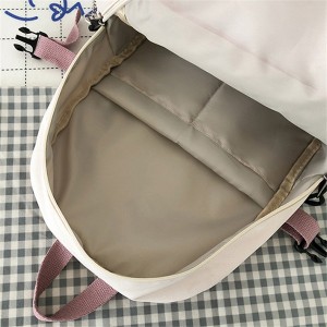 Women’s advanced sense Backpack New Fashion Leather Backpack leisure simple soft leather schoolbag model GHNSSJB016