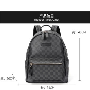 Women’s advanced sense Backpack New Fashion Leather Backpack leisure simple soft leather schoolbag model GHNSSJB024