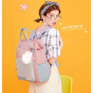 Women’s advanced sense Backpack New Fashion Leather Backpack leisure simple soft leather schoolbag model GHNSSJB026