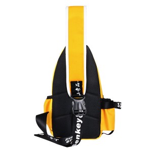 Outdoor sports chest bag, new fashion Oxford cloth chest bag, waterproof and wear-resistant young canvas straddle backpack model DL-X333