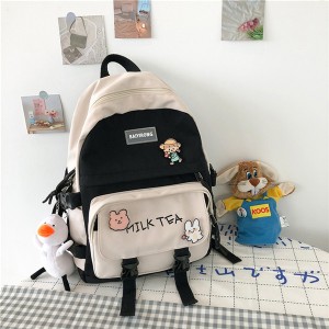 Women’s advanced sense Backpack New Fashion Leather Backpack leisure simple soft leather schoolbag model GHNSSJB016