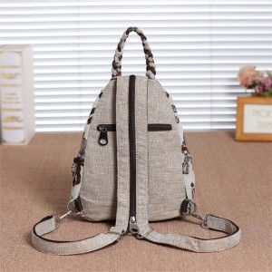 Women’s advanced sense Backpack New Fashion Leather Backpack leisure simple soft leather schoolbag model GHNSSJB017