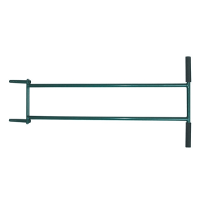 Round spade flower planting tool fallen leaf harrow steel wire harrow raking grass harrow wood handle stainless steel telescopic handle GHOT0221