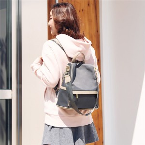 Women’s advanced sense Backpack New Fashion Leather Backpack leisure simple soft leather schoolbag model GHNSSJB032