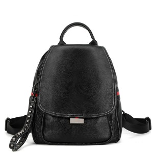 Women’s advanced sense Backpack New Fashion Leather Backpack leisure simple soft leather schoolbag model GHNSSJB050