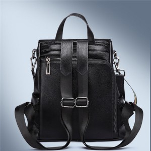 Women’s advanced sense Backpack New Fashion Leather Backpack leisure simple soft leather schoolbag model GHNSSJB004