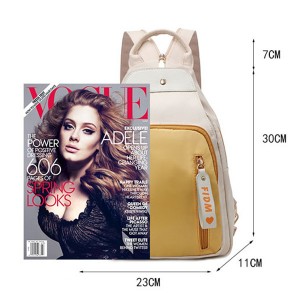 Women’s advanced sense Backpack New Fashion Leather Backpack leisure simple soft leather schoolbag model GHNSSJB029