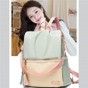 Women’s advanced sense Backpack New Fashion Leather Backpack leisure simple soft leather schoolbag model GHNSSJB042