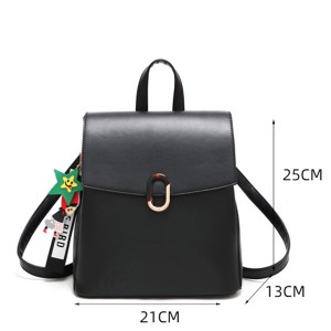 Women’s advanced sense Backpack New Fashion Leather Backpack leisure simple soft leather schoolbag model GHNSSJB043