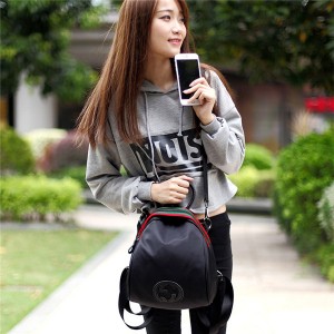 Women’s advanced sense Backpack New Fashion Leather Backpack leisure simple soft leather schoolbag model GHNSSJB047