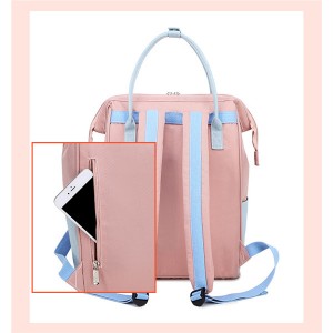 Women’s advanced sense Backpack New Fashion Leather Backpack leisure simple soft leather schoolbag model GHNSSJB026