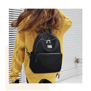 Women’s advanced sense Backpack New Fashion Leather Backpack leisure simple soft leather schoolbag model GHNSSJB008