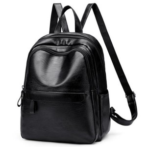 Women’s advanced sense Backpack New Fashion Leather Backpack leisure simple soft leather schoolbag model GHNSSJB003