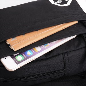 Outdoor sports chest bag, new fashion Oxford cloth chest bag, waterproof and wear-resistant young canvas straddle backpack model DL-X351
