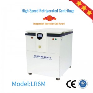 LR6M large capacity refrigerated laboratory blood center centrifuge
