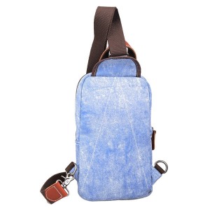 Outdoor sports chest bag, new fashion Oxford cloth chest bag, waterproof and wear-resistant young canvas straddle backpack model DL-X326