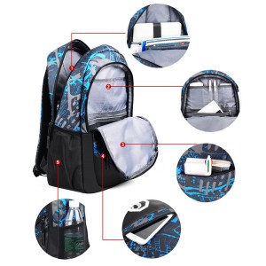 Large capacity travel Oxford cloth backpack leisure business computer backpack fashion trend tide brand student schoolbag model DL-B246