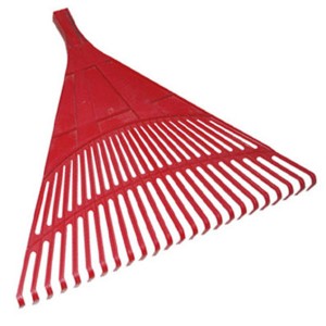 Round spade flower planting tool fallen leaf harrow steel wire harrow raking grass harrow wood handle stainless steel telescopic handle GHR20100