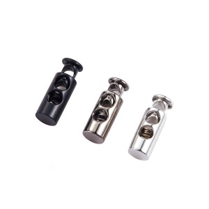 Metal Zinc Alloy Durable Easy Use Stopper Cord Lock for garments