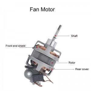 66,71,74 Series Aluminum Shell Fan Motor
