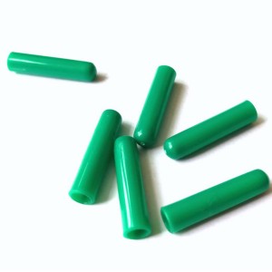 Green Color ABS Shoelace Tips