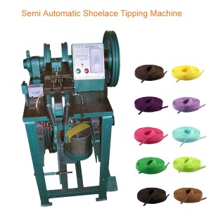 Semi Automatic Shoelace Tipping Machine
