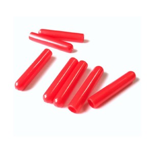 Shiny Red Shoelace Plastic Tips