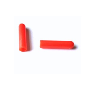 Shiny Red Shoelace Plastic Tips