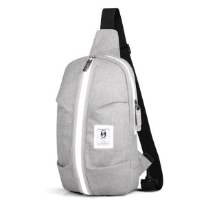 Outdoor sports chest bag, new fashion Oxford cloth chest bag, waterproof and wear-resistant young canvas straddle backpack model DL-X356