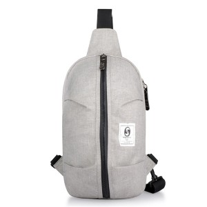 Outdoor sports chest bag, new fashion Oxford cloth chest bag, waterproof and wear-resistant young canvas straddle backpack model DL-X356