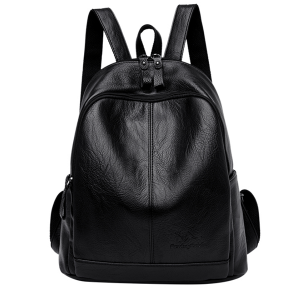 Women’s advanced sense Backpack New Fashion Leather Korean women’s casual simple soft leather backpack model dl-001