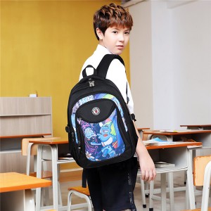 Large capacity travel Oxford cloth backpack leisure business computer backpack fashion trend tide brand student schoolbag model DL-B412