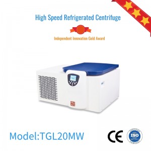 TGL20MW large capacity benchtop centrifuge Refrigerated