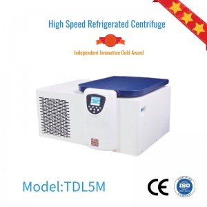 TDL5M Bench top low speed refrigerated centrifuge