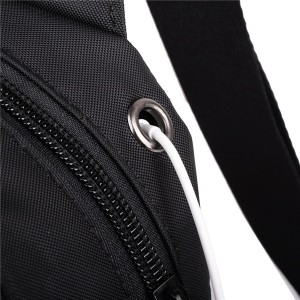 Outdoor sports chest bag, new fashion Oxford cloth chest bag, waterproof and wear-resistant young canvas straddle backpack model DL-X351