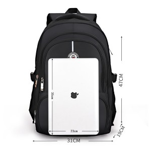 Large capacity travel Oxford cloth backpack leisure business computer backpack fashion trend tide brand student schoolbag model DL-B408