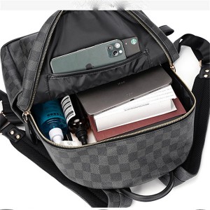 Women’s advanced sense Backpack New Fashion Leather Backpack leisure simple soft leather schoolbag model GHNSSJB024